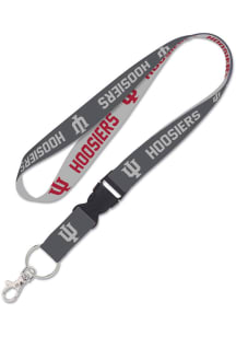 Indiana Hoosiers Charcoal Lanyard - Charcoal