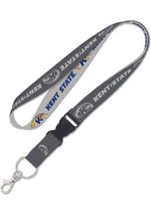 Kent State Golden Flashes Charcoal Lanyard - Charcoal