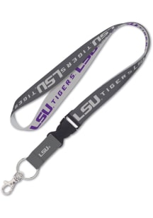 Aminco NCAA LSU Tigers Reversible Lanyard Keychain Badge Holder