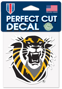 Fort Hays State Tigers 4x4 Color Auto Decal - Black