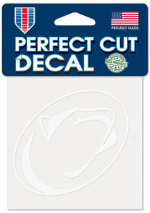 Penn State Nittany Lions 4x4 White Auto Decal - White