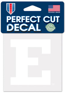 Eastern Michigan Eagles 4x4 White Auto Decal - White