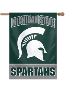 Michigan State Spartans Team Name Banner - Green