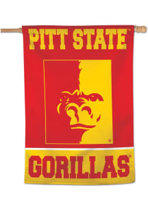 Pitt State Gorillas Team Name Banner - Red
