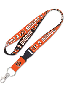 Joe Burrow Cincinnati Bengals 1 inch Lanyard - Orange