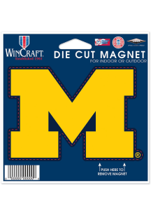 Michigan Wolverines 4.5x6 die cut Magnet