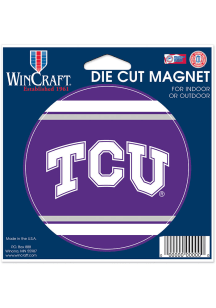 TCU Horned Frogs 4.5x6 die cut Magnet
