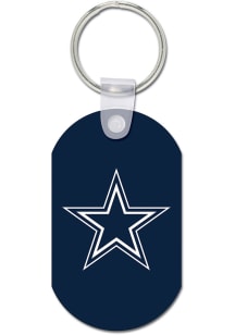Dallas Cowboys Aluminum Keychain - Navy Blue