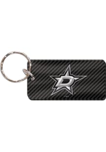 Dallas Stars Carbon Keychain - Grey