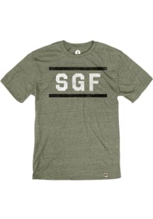 Rally Springfield Olive SGF Block Short Sleeve Fashion T Shirt