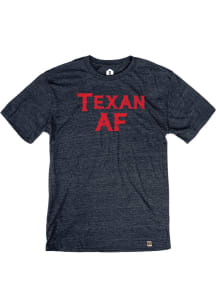 Rally Texas Navy Blue AF Short Sleeve Fashion T Shirt