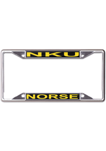 Northern Kentucky Norse Metallic Inlaid License Plate Frame - Yellow