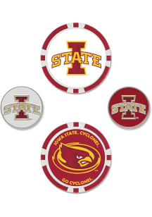 Iowa State Cyclones 4-Pack Set Golf Ball Marker