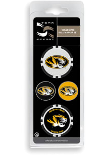 Missouri Tigers 4-Pack Set Golf Ball Marker