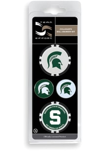 Michigan State Spartans 4-Pack Set Golf Ball Marker
