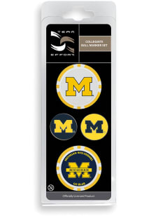 Michigan Wolverines 4-Pack Set Golf Ball Marker