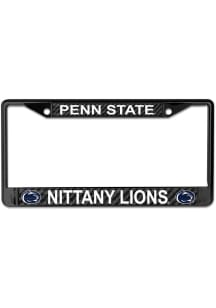 Penn State Nittany Lions Carbon Fiber License Plate Frame - Black