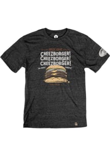 Rally Billy Goat Black Cheezborger Short Sleeve Fashion T Shirt