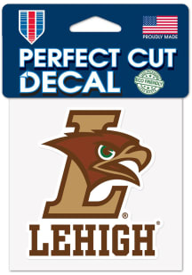 Lehigh University 4x4 Auto Decal - Brown