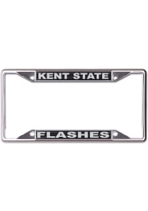 Kent State Golden Flashes Black and Silver License Plate Frame - Black
