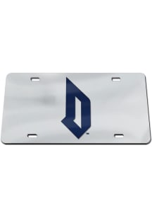 Duquesne Dukes Silver Mirror Car Accessory License Plate