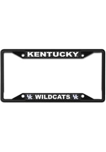 Kentucky Wildcats Carbon Fiber License Plate Frame - Black