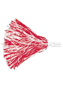 Red White Red and White Pom Poms