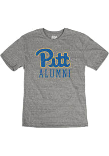Blue 84 Pitt Panthers Grey Alumni Short Sleeve Fashion T Shirt