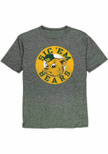 Blue 84 Baylor Bears Green Vintage Logo Distressed Short Sleeve Fashion T Shirt
