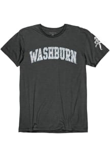 Blue 84 Washburn Ichabods Grey Arch Name With Arm Hit Short Sleeve Fashion T Shirt