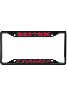 Dayton Flyers Carbon Fiber License Plate Frame - Black
