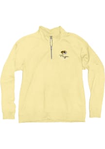 Blue 84 Missouri Tigers Womens Yellow Folly Crest Qtr Zip
