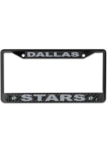Dallas Stars Carbon Fiber License Plate Frame - Black