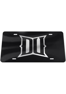 Drexel Dragons Black Silver Team Logo Black Car Accessory License Plate