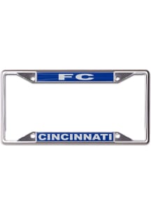 FC Cincinnati Inlaid License Plate Frame - Silver