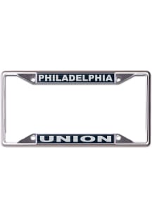 Philadelphia Union Black and Silver License Plate Frame - Silver