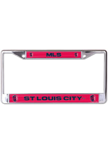 St Louis City SC printed License Plate Frame - Red