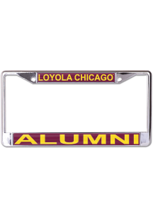 Loyola Ramblers Alumni Inlaid License Plate Frame - Maroon