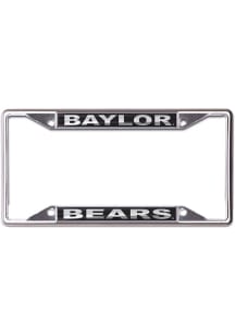 Baylor Bears Black and Silver License Plate Frame - Black