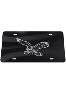 Philadelphia Eagles Black Silver on Black Car Accessory License Plate