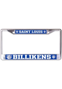 Saint Louis Billikens Mega Logo License Plate Frame - Silver