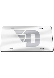 Dayton Flyers Silver Frosted Car Accessory License Plate