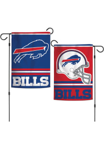 Buffalo Bills 2 Sided Garden Flag - White