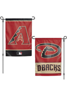 Arizona Diamondbacks 2 Sided Team Logo Garden Flag - Red