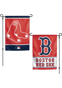 Boston Red Sox 2 Sided Team Logo Garden Flag - Red