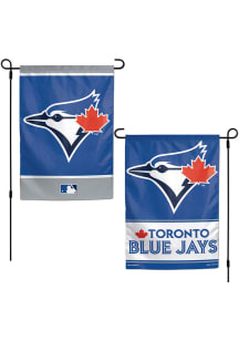Toronto Blue Jays 2 Sided Team Logo Garden Flag - Blue