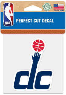 Washington Wizards 4x4 inch Auto Decal - Blue
