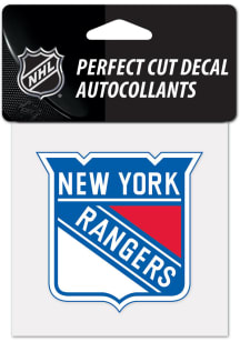 New York Rangers 4x4 inch Auto Decal - Blue