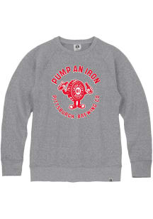 Rally Pittsburgh Brewing Mens Grey Bottle Cap Long Sleeve Crew Sweatshirt