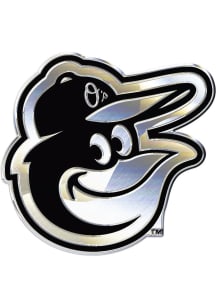 Baltimore Orioles Chrome Car Emblem - Silver